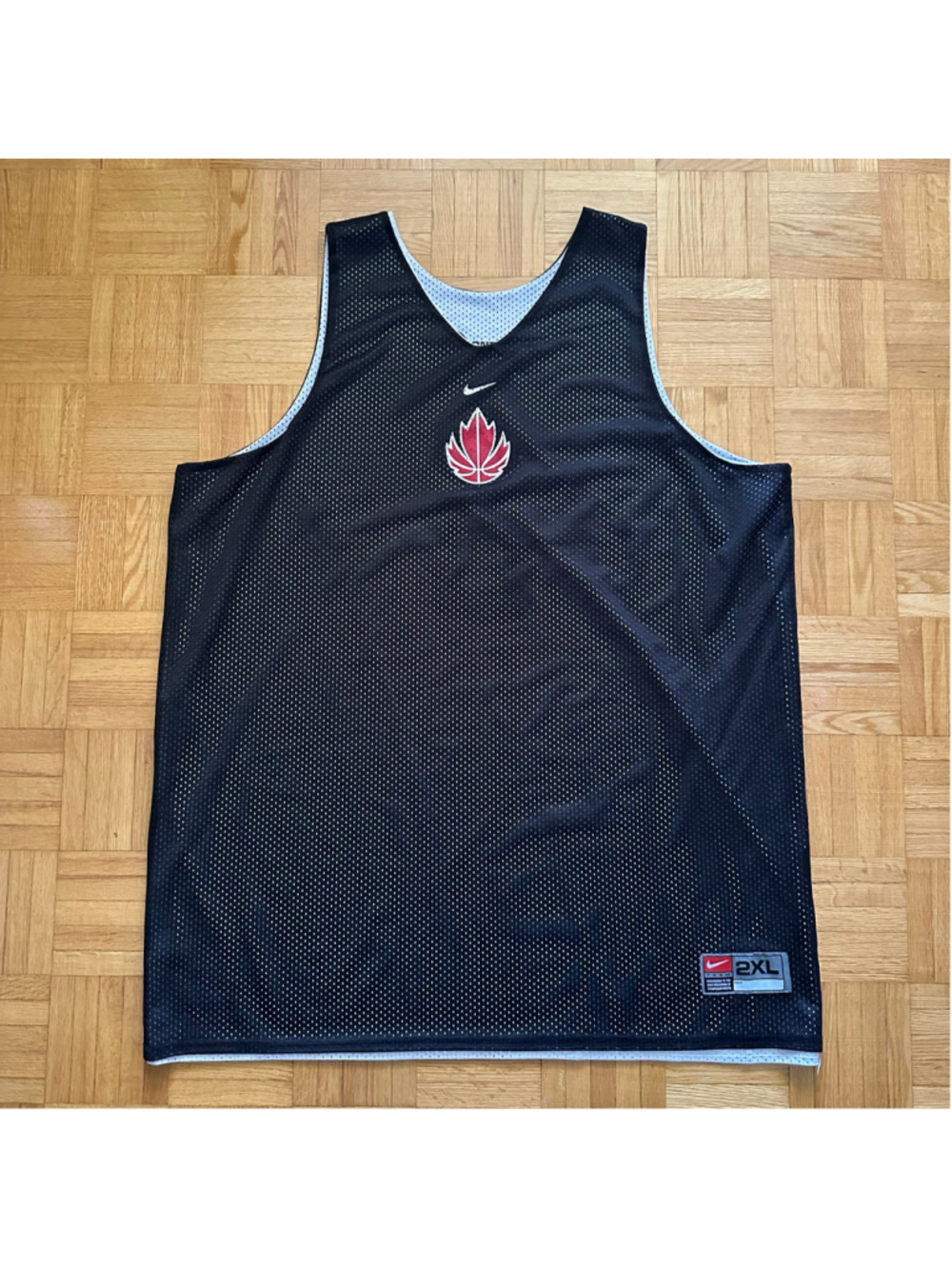 Vintage Nike Canada Ontario Basketball Mesh practice Jersey #5 2XL